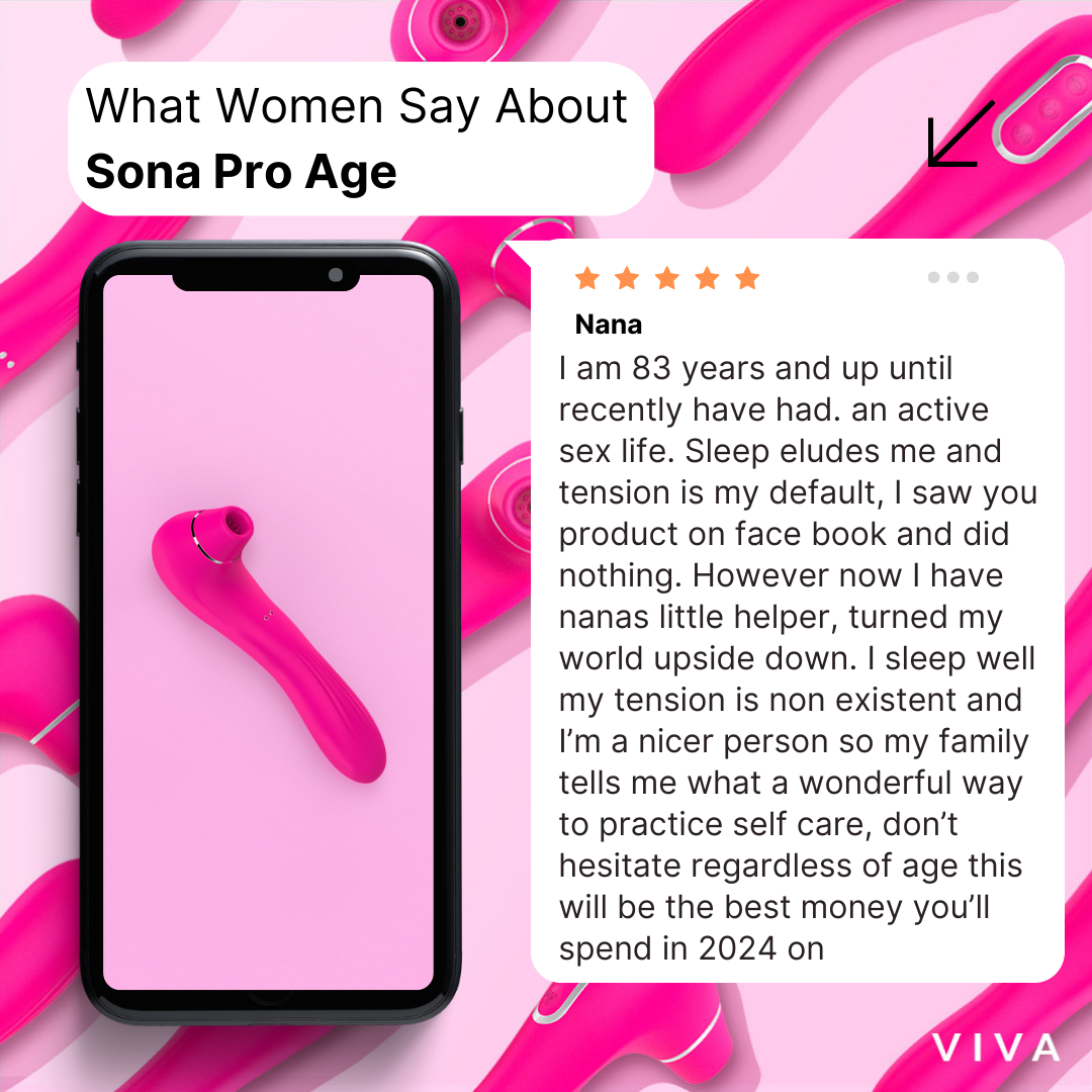 Senna Pro Age Premium Wellness Vibrator - Stress Relief & Energy