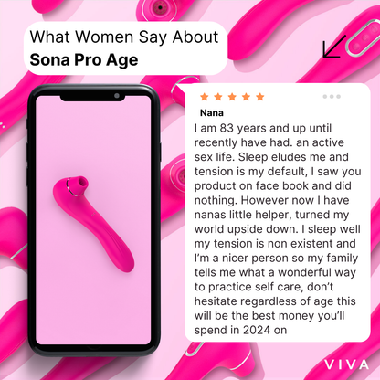 Senna Pro Age Premium Wellness Vibrator - Stress Relief & Energy